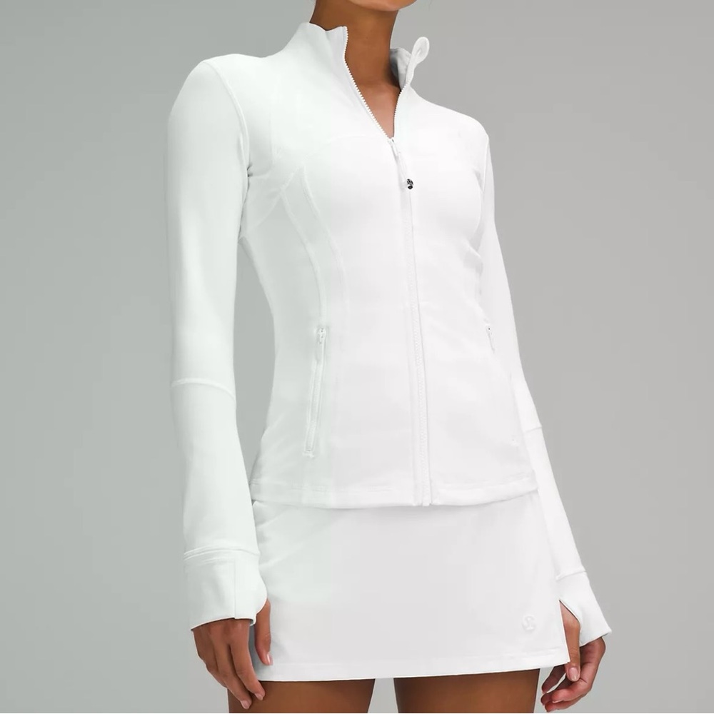 Lululemon White Define Zip Up Jacket
